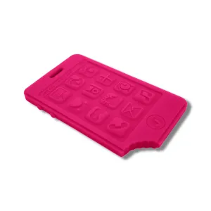 Jellystone Designs Smart Phone Baby Teether - Watermelon Pink