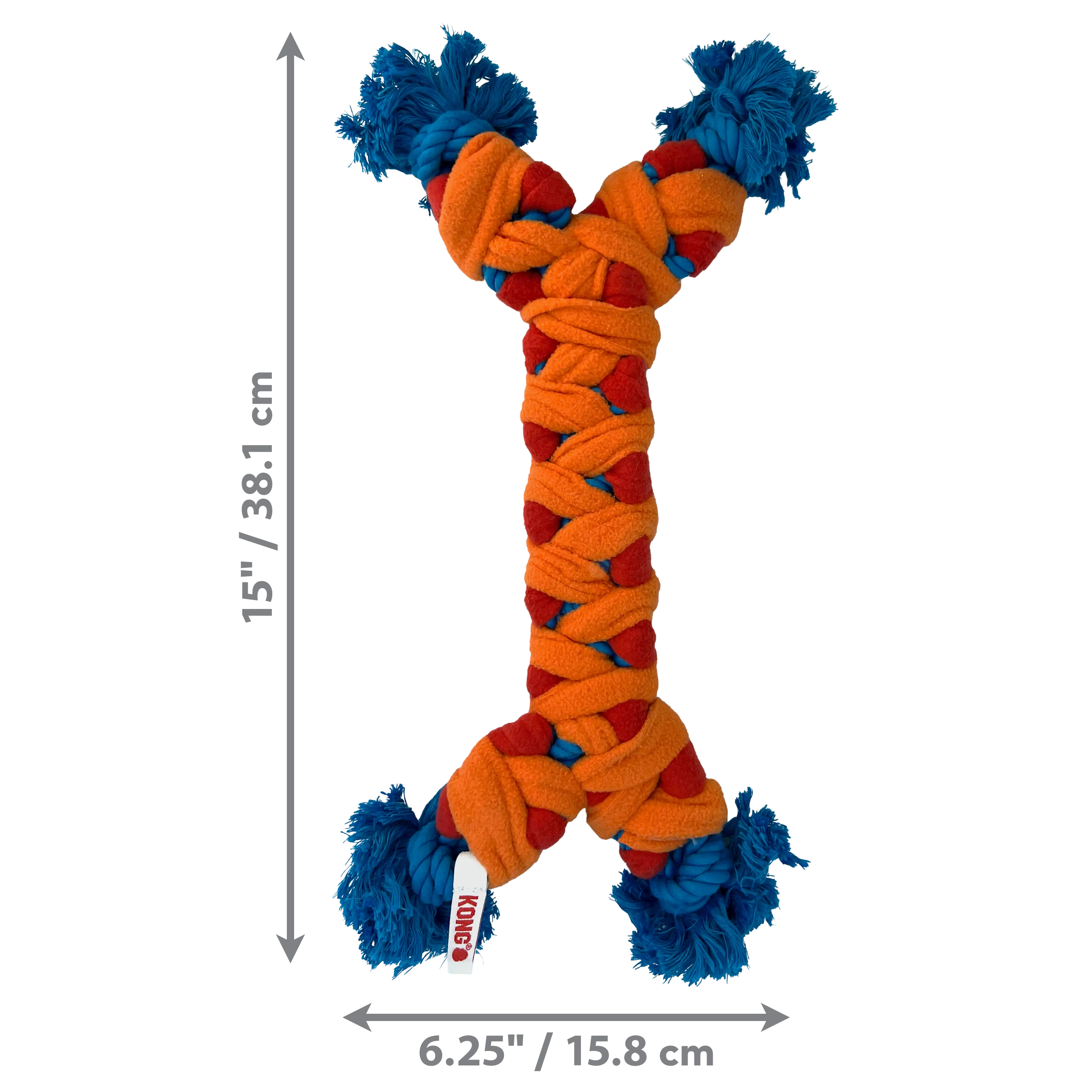KONG Rope Rally Bone Dog Toy (Medium)