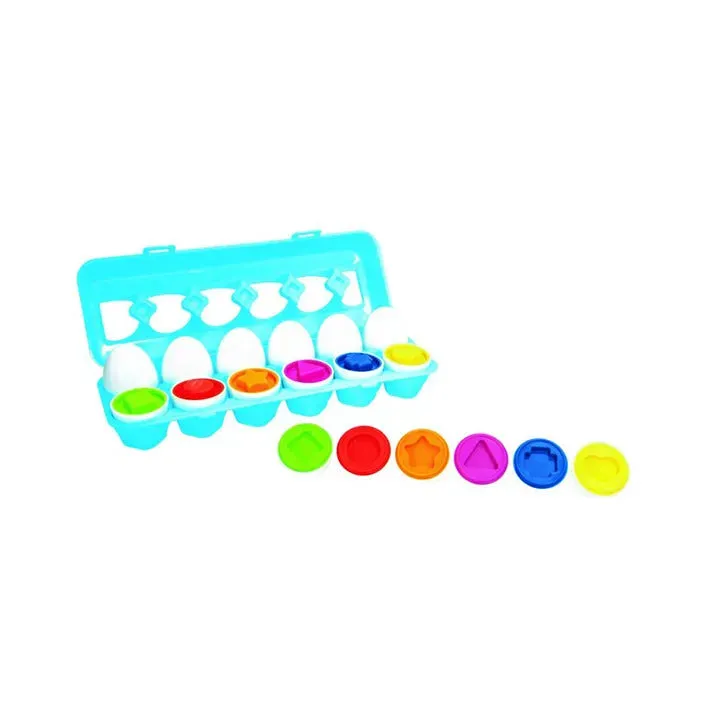Little Hero Match & Count Eggs  Multicolour - 6 Pieces