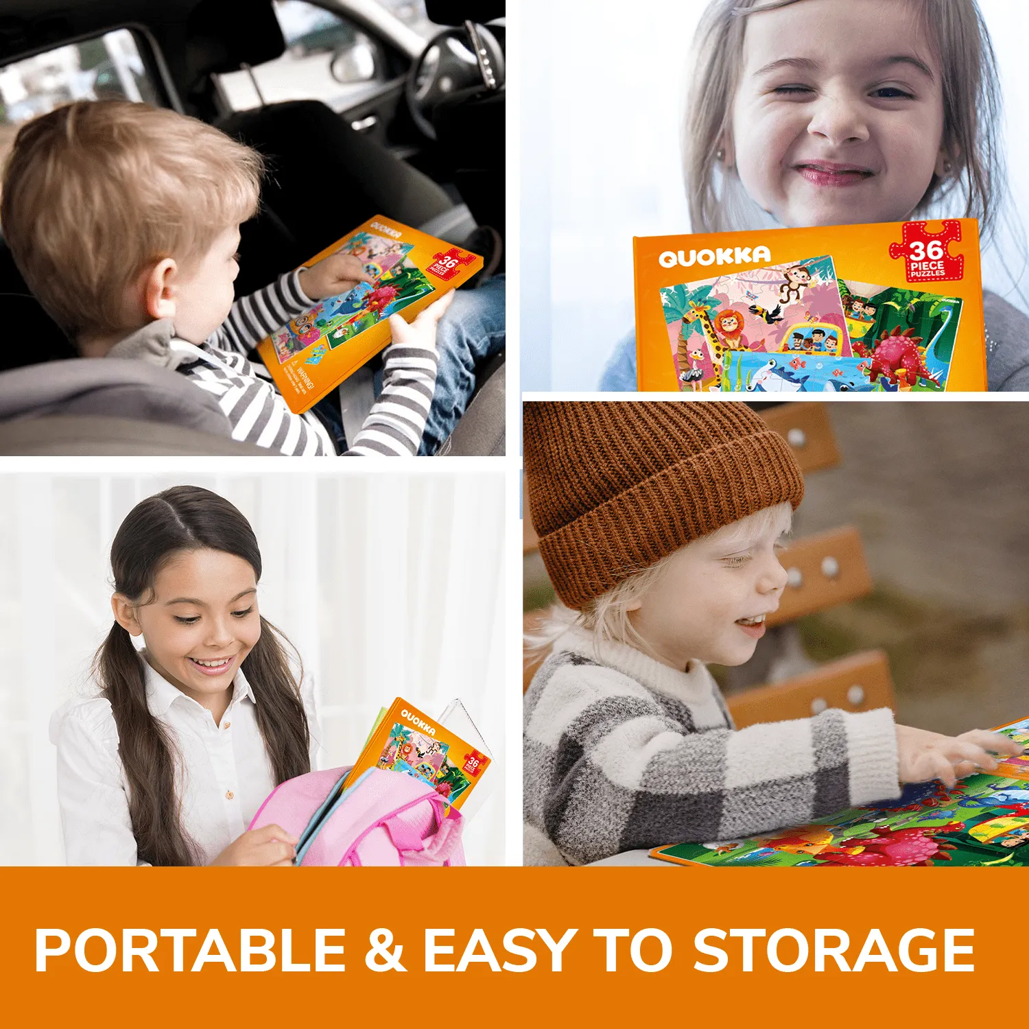 Magnetic Book 3x36 Pcs Puzzles for Kids |  Ocean & Safari Animals