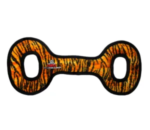 Mega Tug Oval Dog Toy ~ Tiger