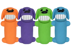 Multipet Mini Pet Latex Loofa Dog 5-Inch, Assorted Colors, Dog Toy