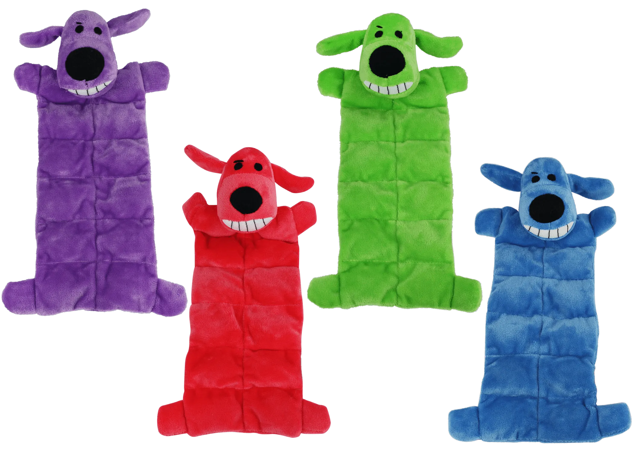 Multipet Small Unstuffed Loofa, Assorted, Dog Toy