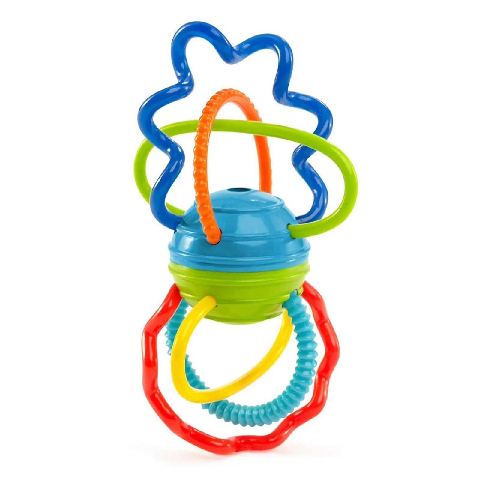 Oball Clickity Twist Teething Toy Fun Sounds Soother 3m 