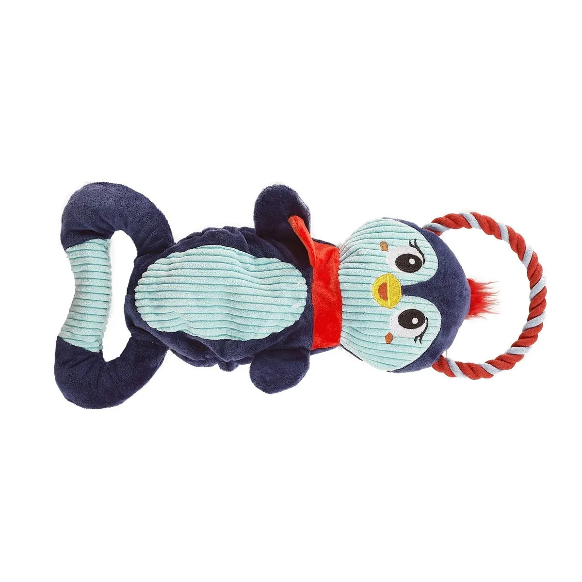 Outward Hound Penguin Scrunch Bunch Rope Dog Toy
