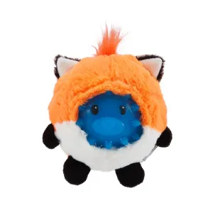 Outward Hound Unbelieva-Ball Fox Plush Toy Light up Dog Ball, Orange