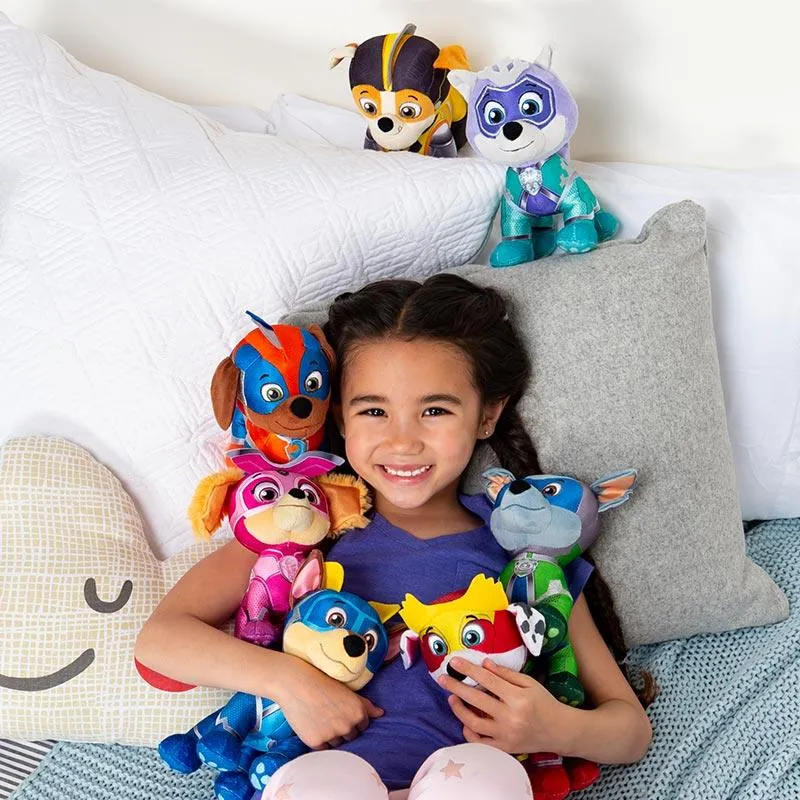 Paw Patrol 8-Inch Mighty Pups Super PAWs Rubble Plush