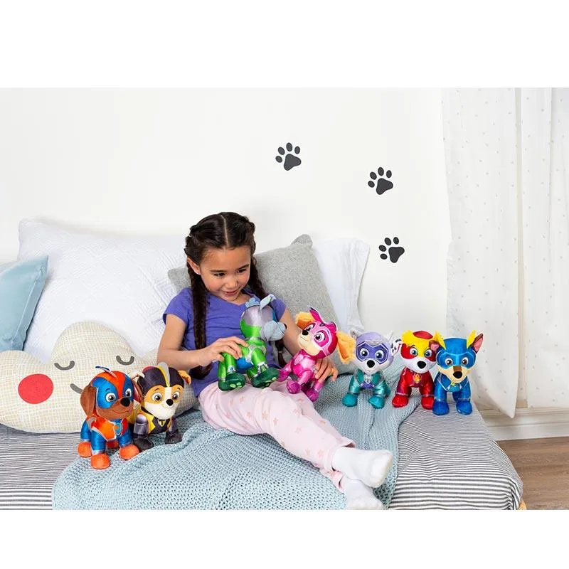 Paw Patrol 8-Inch Mighty Pups Super PAWs Rubble Plush