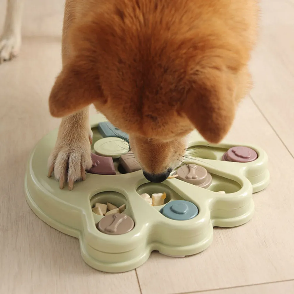 PAWS ASIA Suppliers New Design Multifunctional Durable IQ Training Puzzle Treat Dog Toys