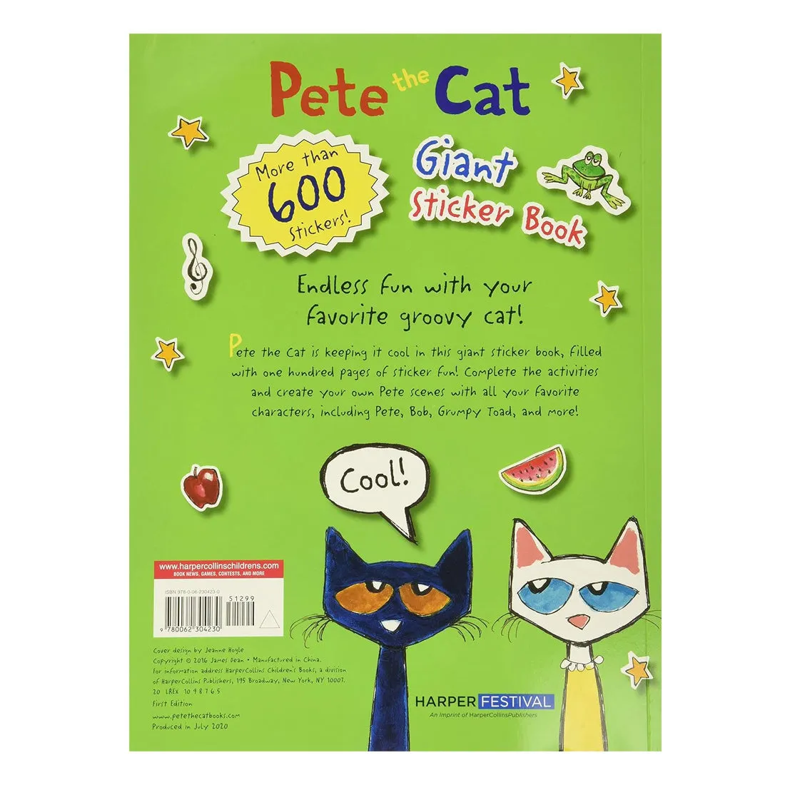 Pete The Cat: Giant Sticker Book