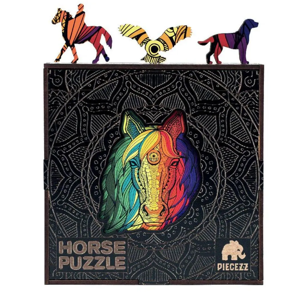 Piecezz Wooden 70 Piece Puzzle - Horse