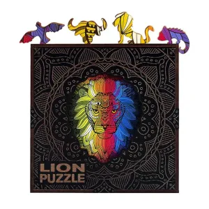 Piecezz Wooden 70 Piece Puzzle - Lion