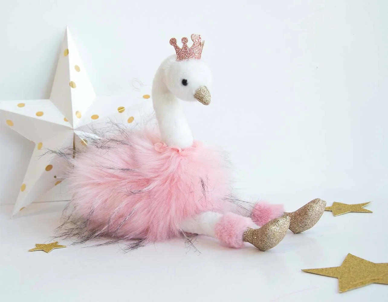 Pink Swan Plush