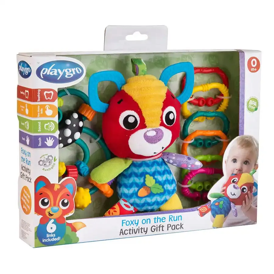 Playgro Squeek Foxy On The Run Activity Gift Pack