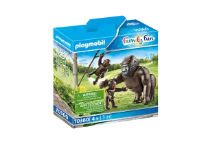 Playmobil Family Fun Gorilla with Babies