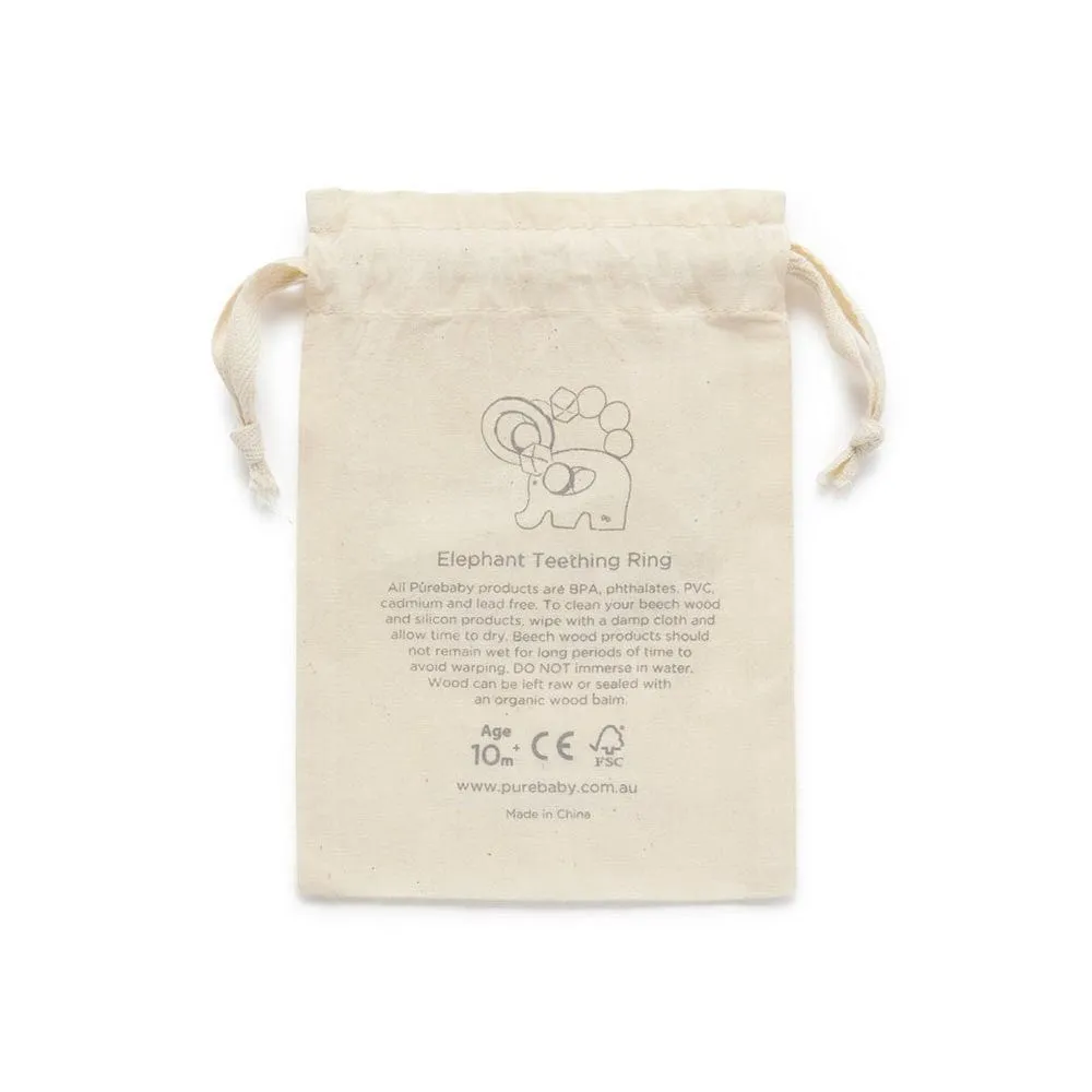 Purebaby Elephant Teething Ring