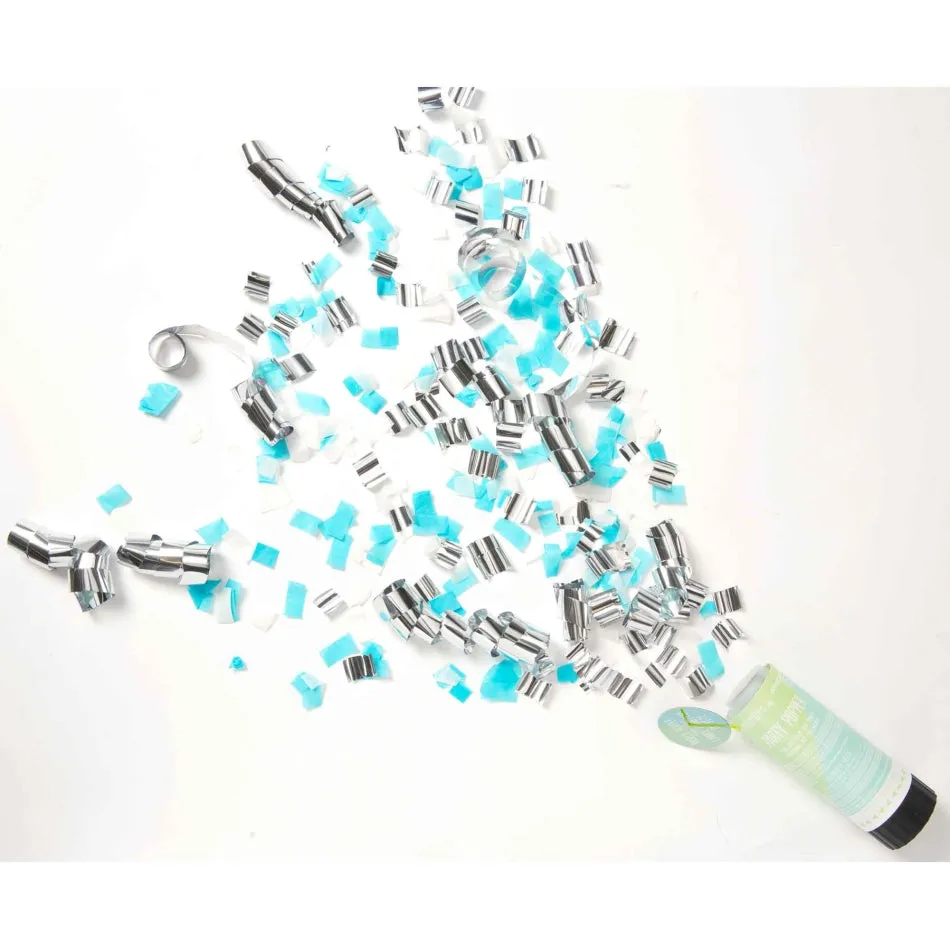 Shimmering Party Iridescent Confetti Poppers 3pk