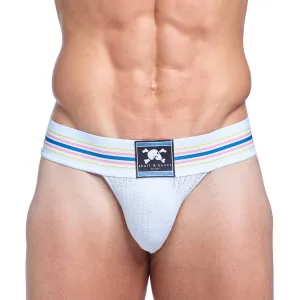 Skull & Bones Locker Room Jockstrap White