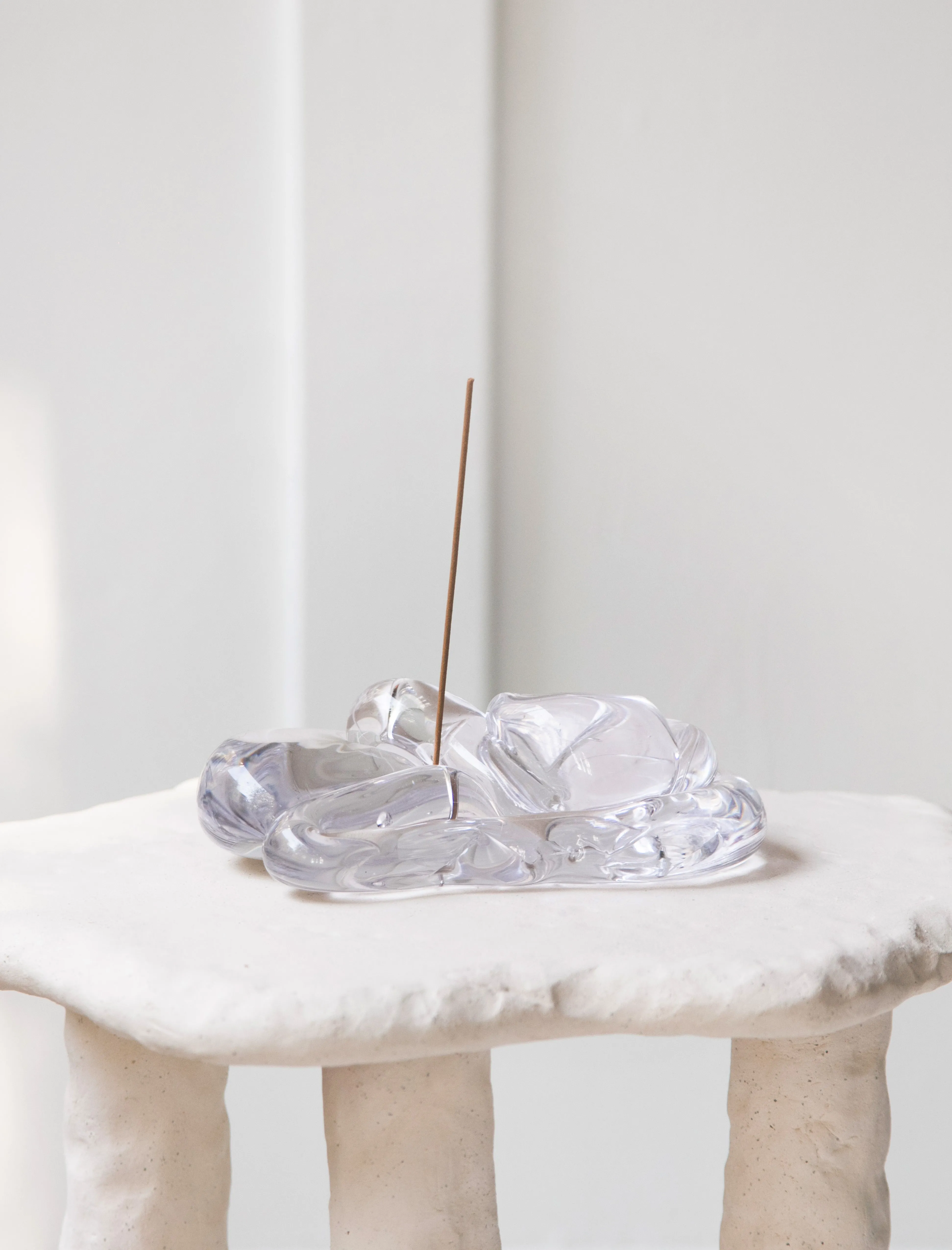 Soft Ice Incense Holder Clear