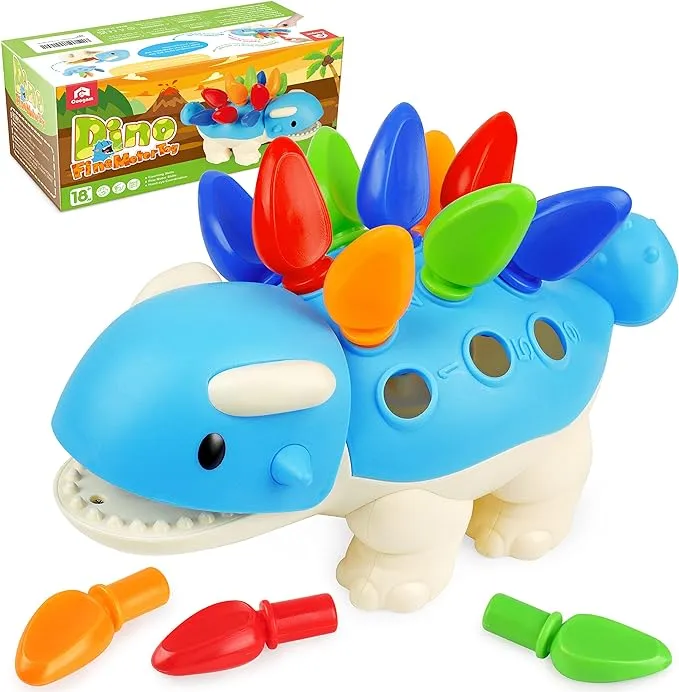 Spike The Ankylosaurus SensoryToys 13 Pcs
