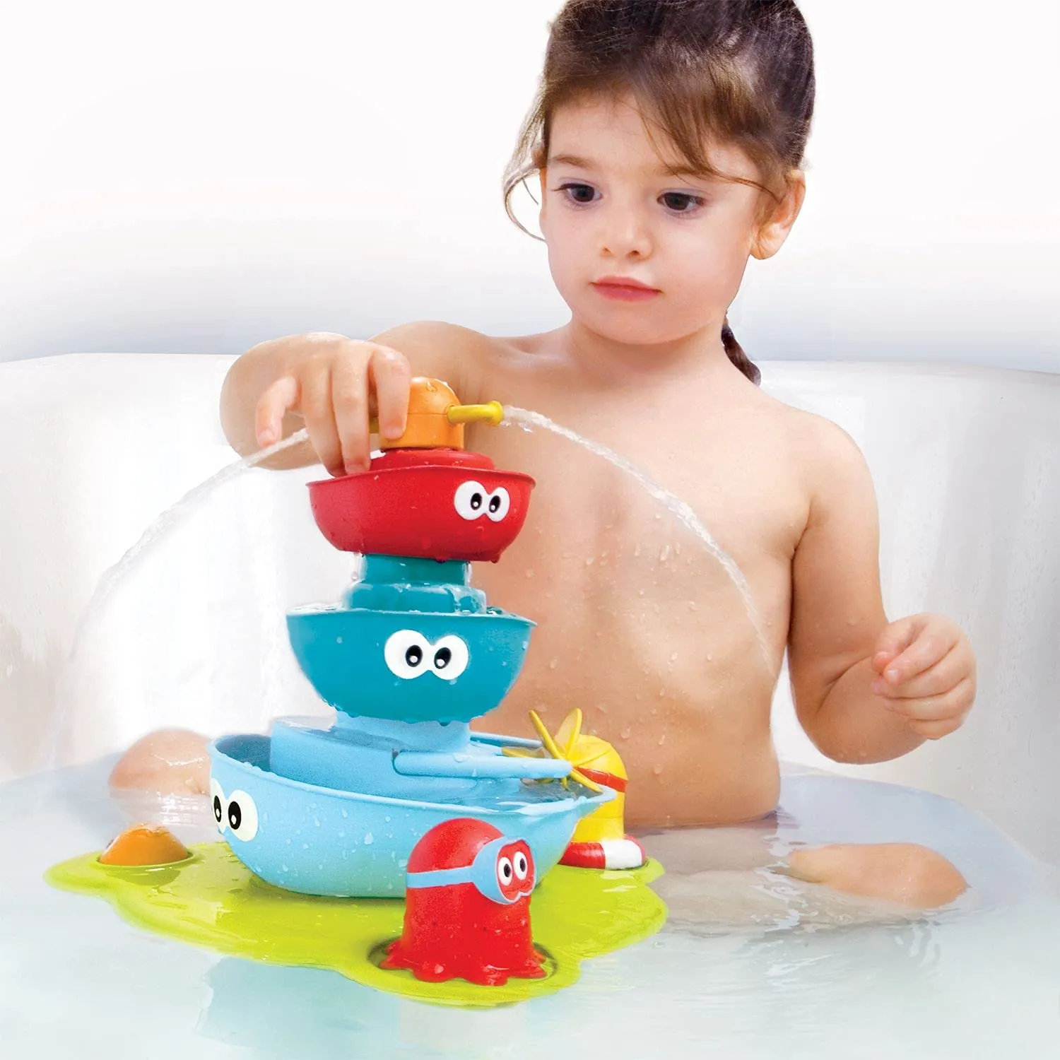 Stack ''n'' Spray Tub Fountain - Blue
