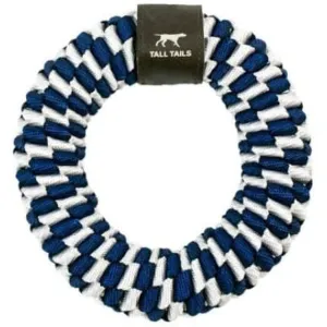 Tall Tails Navy Braider Ring Toy