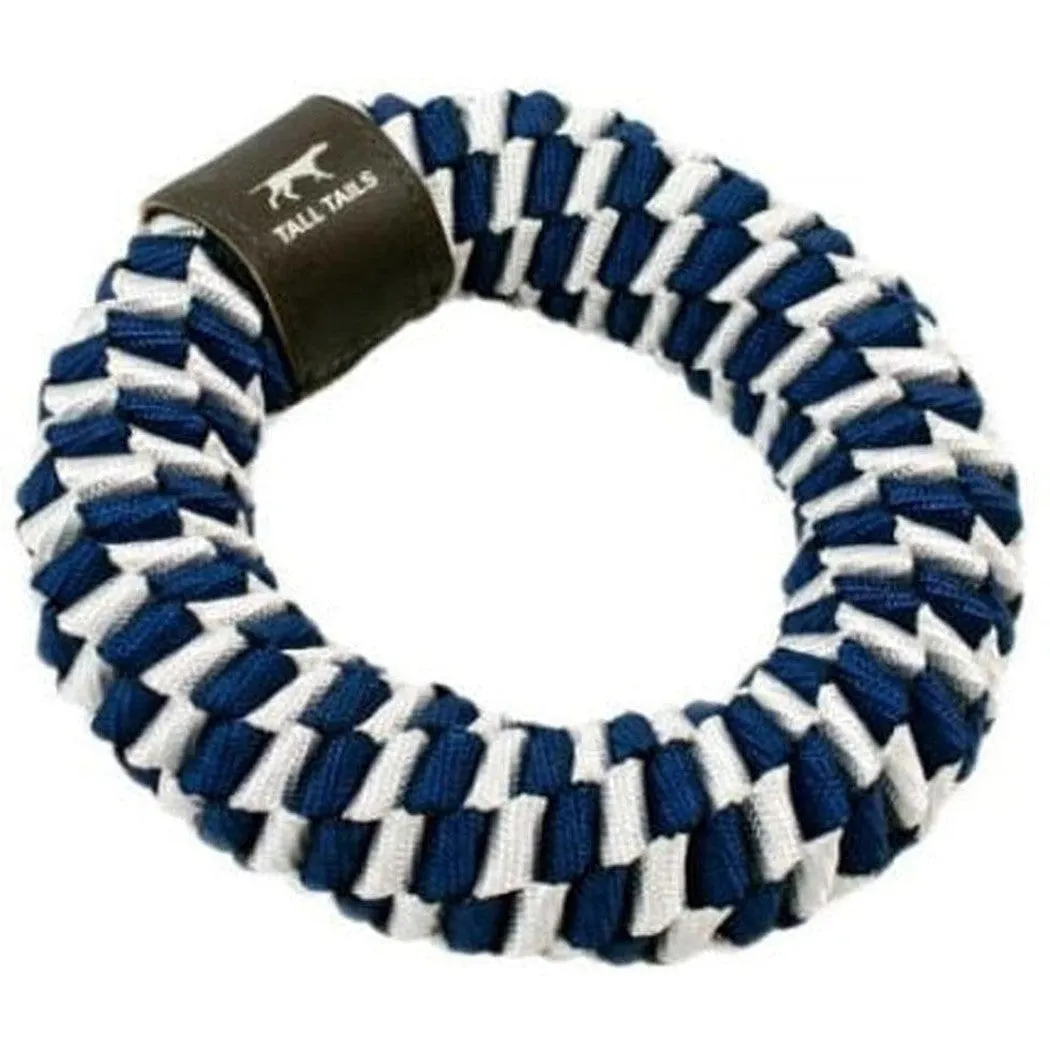 Tall Tails Navy Braider Ring Toy