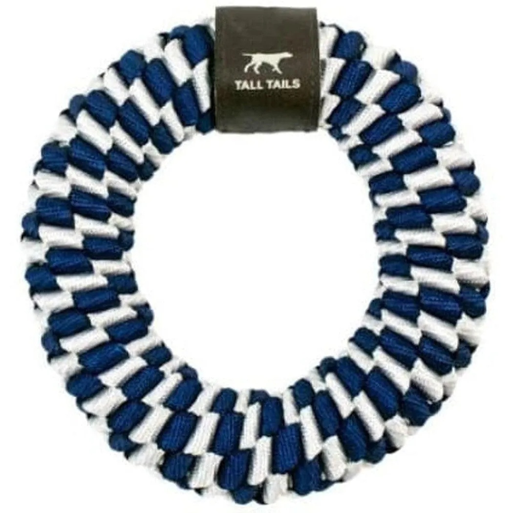 Tall Tails Navy Braider Ring Toy