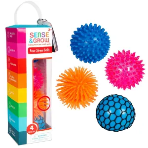 Textured Stress Balls - Set of 4