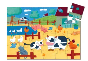 The Cows on the Farm Silhouette Jigsaw Puzzle