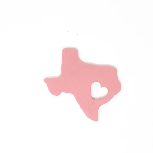 Three Hearts Modern Texas Silicone Teether