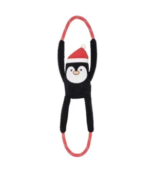 ZippyPaws Holiday RopeTugz Dog Toy (Penguin)