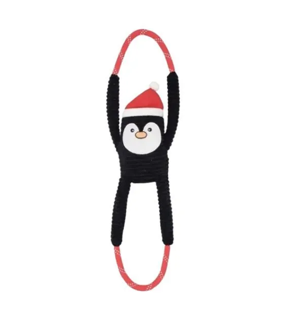 ZippyPaws Holiday RopeTugz Dog Toy (Penguin)